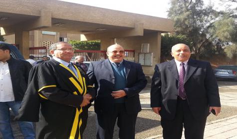 University of Sadat City - President and VP visit